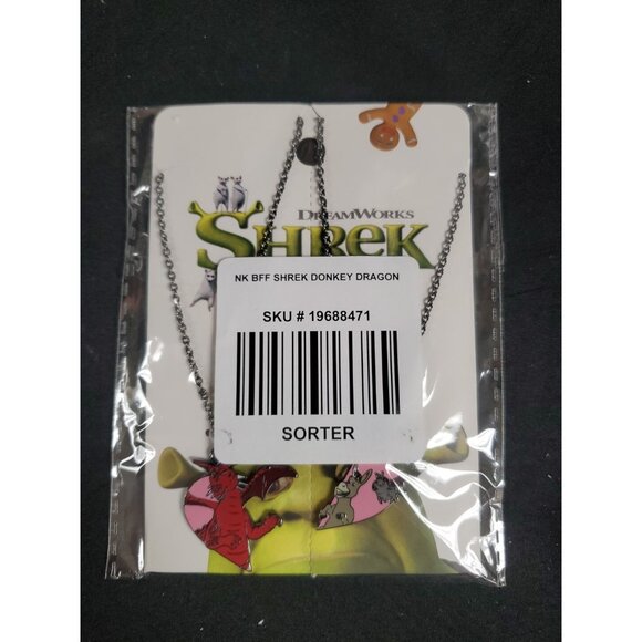 DreamWorks Shrek Donkey & Dragon Besties Necklace Set - Picture 3 of 5
